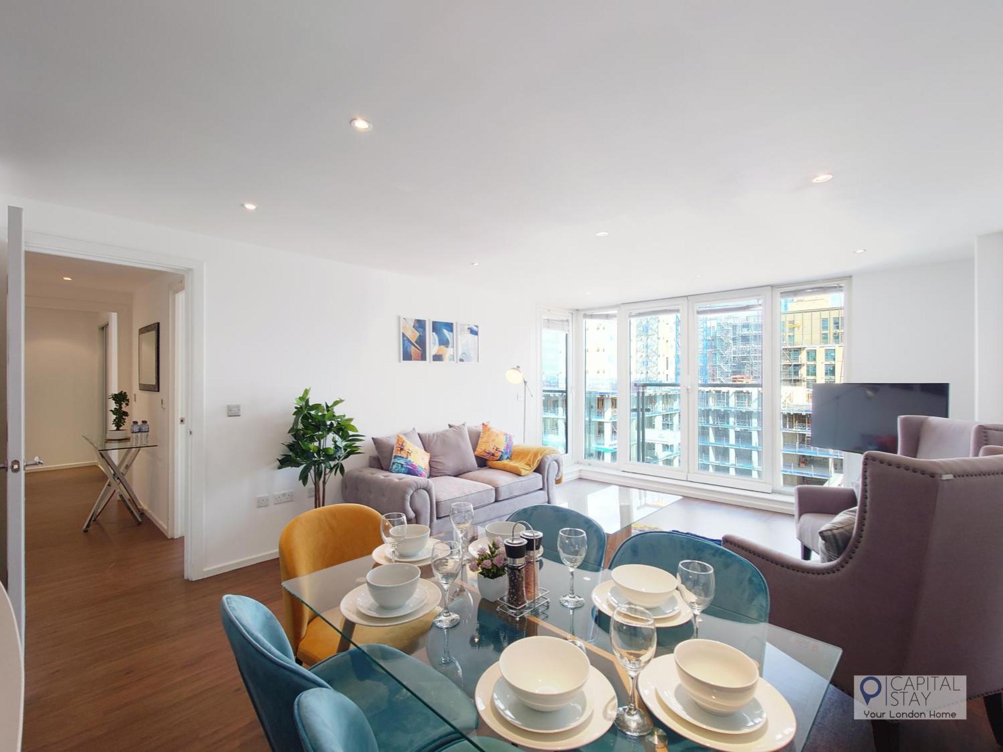Deluxe Two Bed By Excel & O2 Apartament Londra